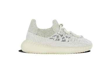 Adidas originals yeezy boost 350 v2 cmpct "slate bone" athletic trend low top toddler white grey infant & toddler