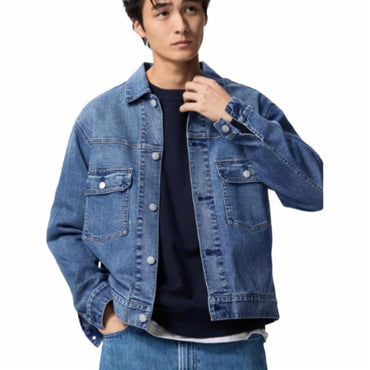 Джинсовая куртка мужская Uniqlo