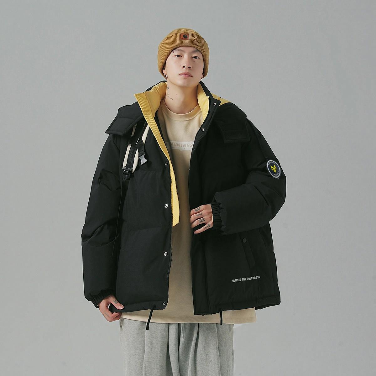 Пуховик мужской Golfcross Logo Puffer