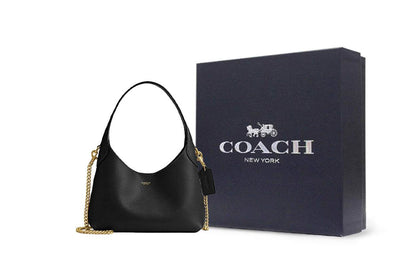 Сумка женская Coach Brooklyn 23 Brand Logo Magnetic Closure - Boxette Shop