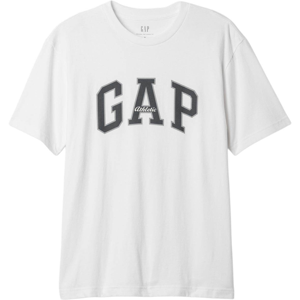Gap весна и лето буквы печатных логотип свободные футболки с коротким рукавом модные повседневные мужчины и женщины с одинаковыми моделями - Boxette Shop