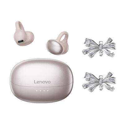 Lenovo lenovo k06 ослепительные разноцветные серьги-бабочки тип зажима для уха шумоподавление при звонках обновленный bluetooth 5.4 спортивные игры игровой кинотеатр imax уровень качества звука студенческая вечеринка высокая стоимость apple huawei xiaomi