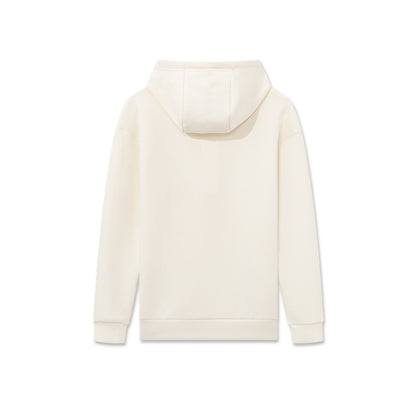 Le coq le coq sportif bir tekis rangli oddiy harflar logotipi bosma naqshli erkin ochiladigan yelkali uzun yengli sviter erkaklar va ayollar modellari