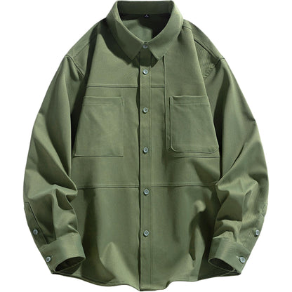 Igoi modasi ochiq ko'cha modasi bo'sh shaharbo'yi tekis rangli yuz lapelli ko'krak qafasi ikki cho'ntakli nafas oladigan ko'ylak ko'ylagi yuqori ko'chada yo'lovchi terisi qulay tasodifiy tasodifiy biznes uzun yengli ko'ylak erkaklar va ayollar bir xil