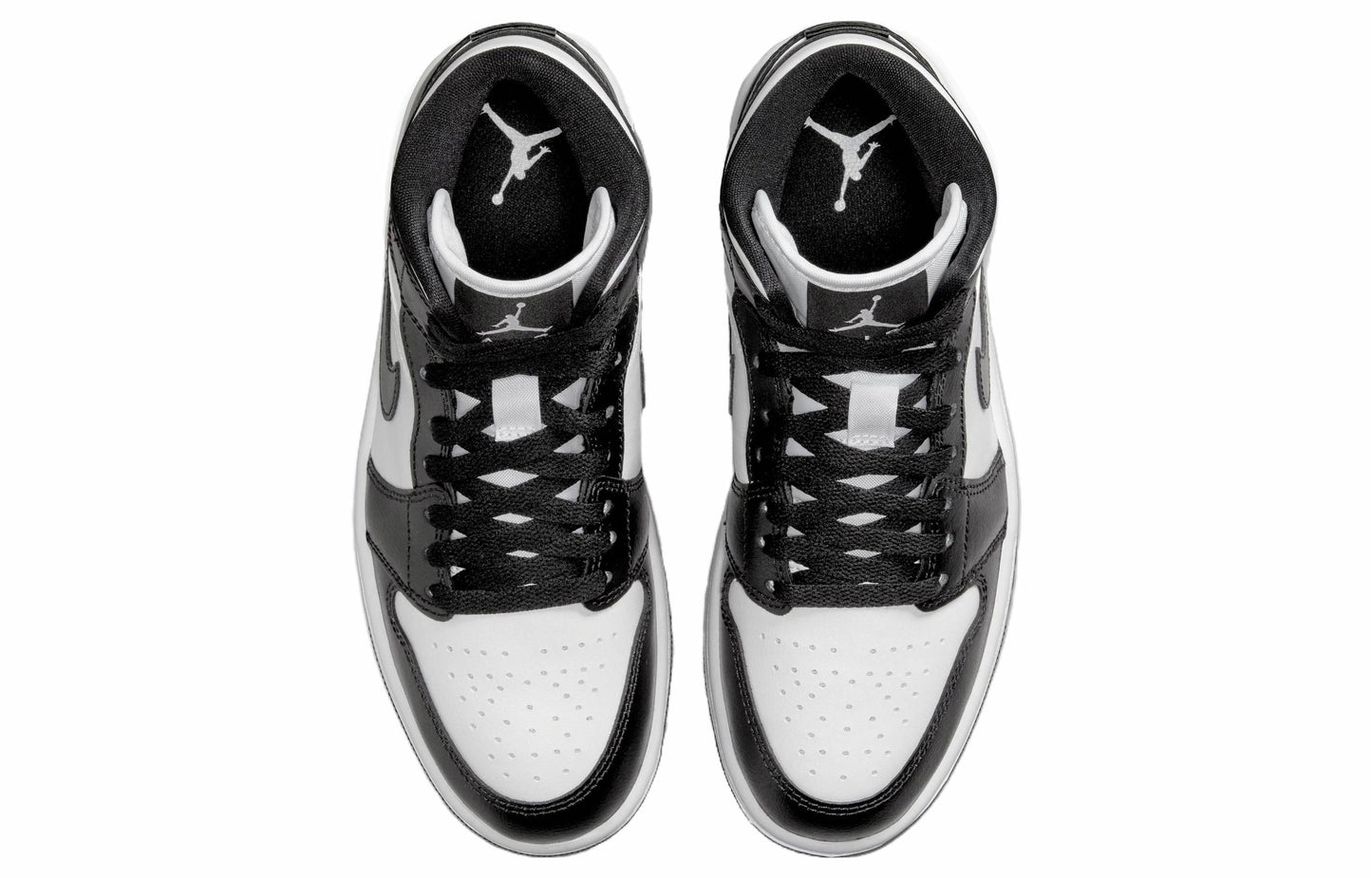 Jordan Air Jordan 1 Mid "Qora oq Panda" krossovkalari
