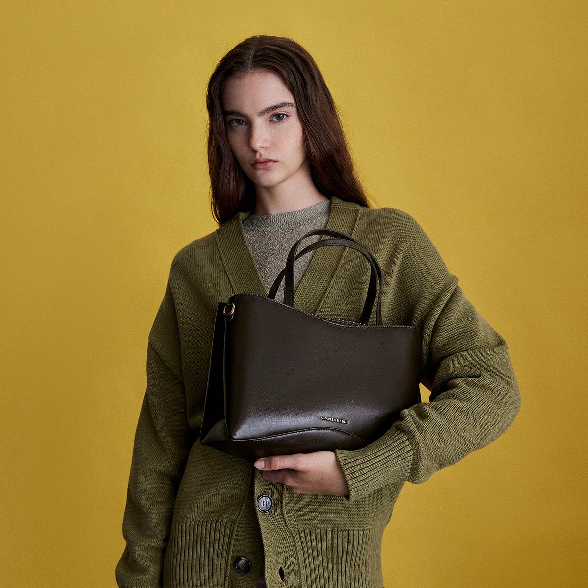 Сумка женская Charles&Keith Commuter Simple Single S - Boxette Shop