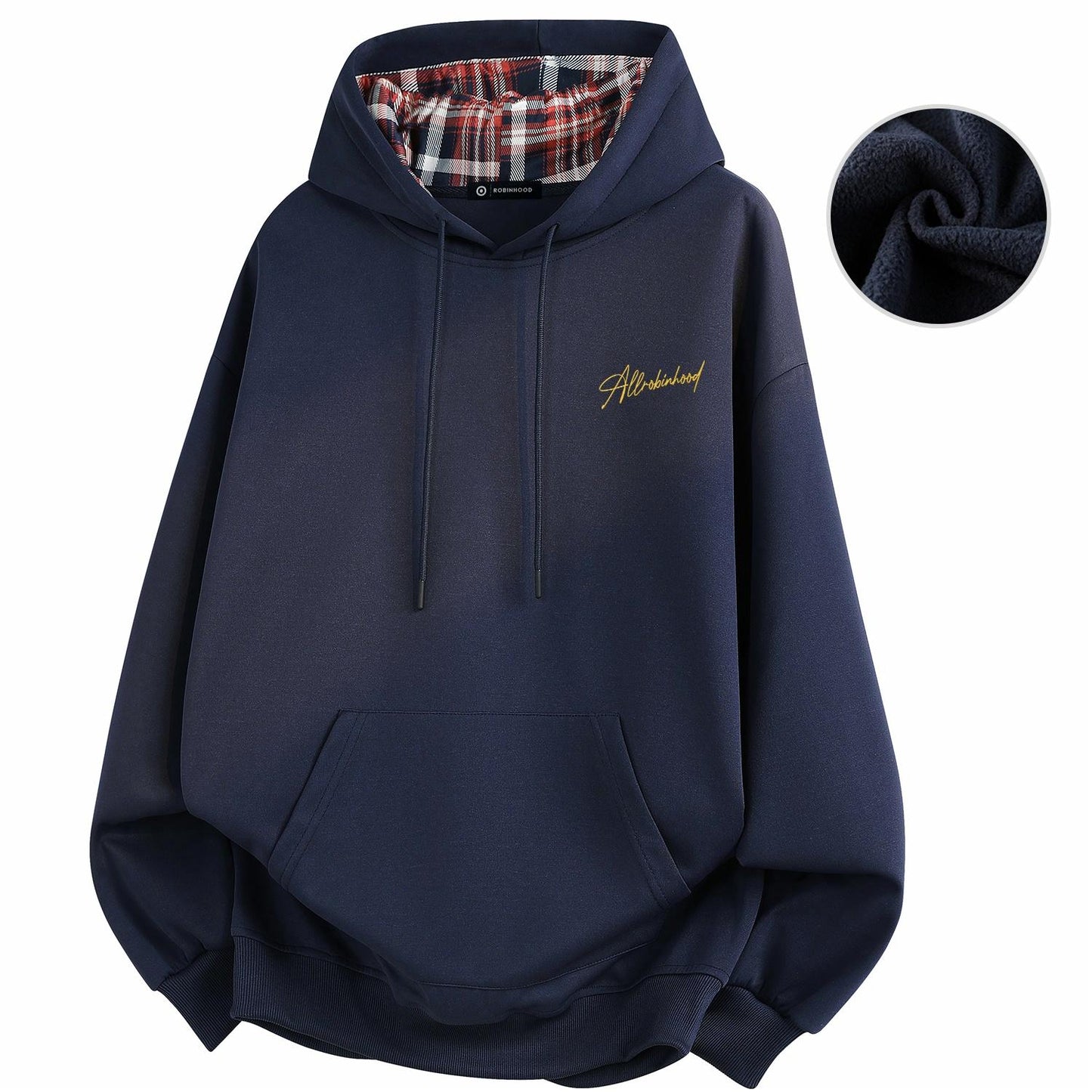 Robinhood erkaklar uchun kapshonli ko'ylak