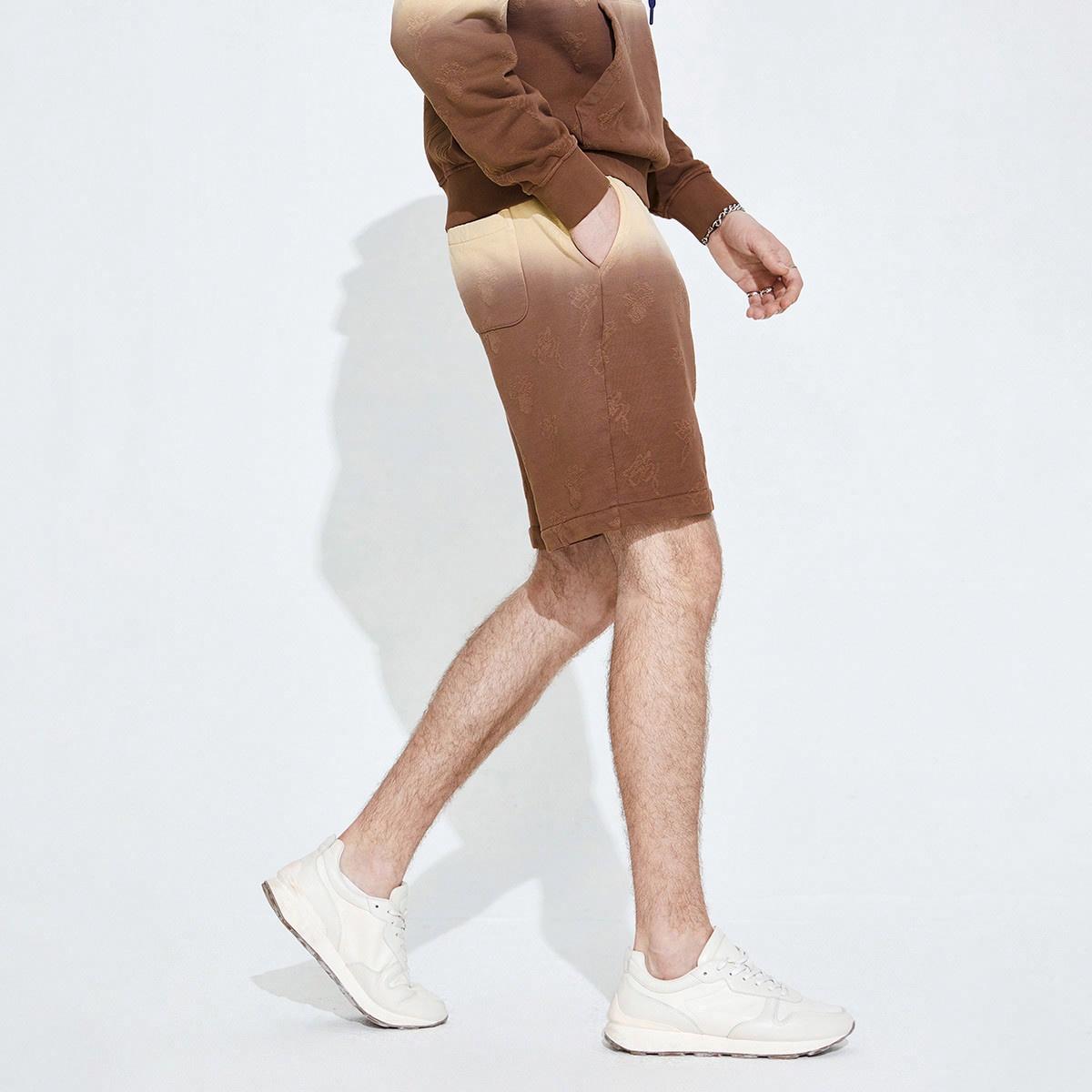 Navigare x yosh italyan kichkina yelkanli qayiqli gradient quyuq jakkard to'liq bosma tanga tekis tasodifiy shortilar erkaklar modellari