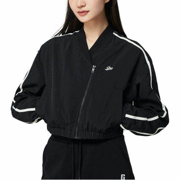 Gap асимметричный ворот-клеш логотип пальто куртка унисекс черный - Boxette Shop