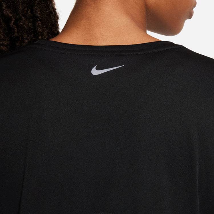 Женская черная футболка с длинным рукавом nike mesh splicing quick dry breathable athletic t-shirt - Boxette Shop