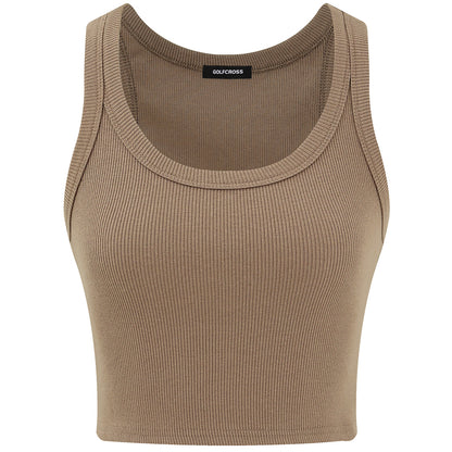 Golfkross asosiy qismi bir tekis tashqi kiyim yengsiz kamzulga qisqa qism shirin salqin shamol achchiq qiz ip ichida yuqori jilet ayol