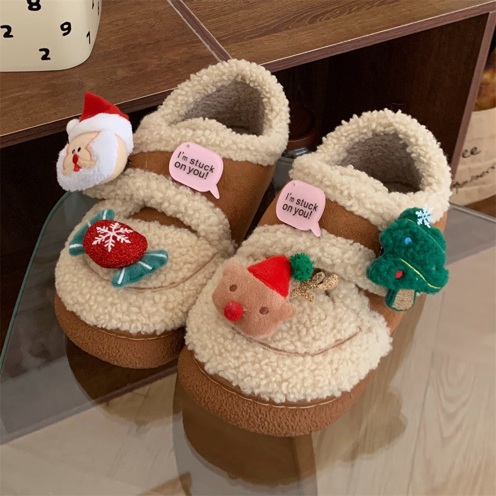 Тапочки детские Fuxi Santa Claus