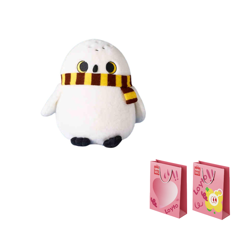 Miniso x harry potter гарри поттер шарф хедвиг милая кукла плюшевая 25 см/35 см/45 см в высоту