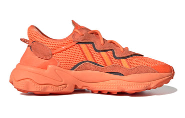 Adidas originals ozweego collection low top athletic casual shoes orange teens