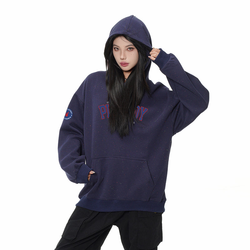 Playboy bosilgan harflar moda bo'sh hoodie erkaklar va ayollar modellari