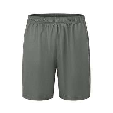 Under armour quick dry breathable knit solid elastic waist athletic shorts unisex grey