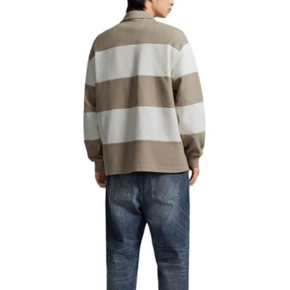Свитшот Gxg Twill Letter Clash Wide Stripe Collar - Boxette Shop