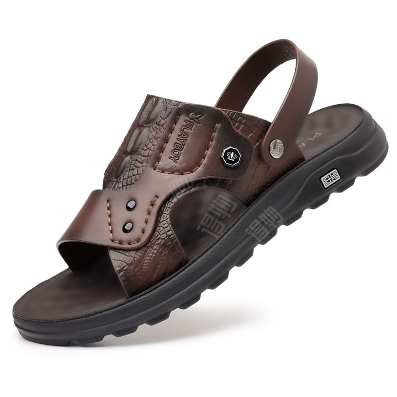 Playboy kundalik charm erkaklar sandallari