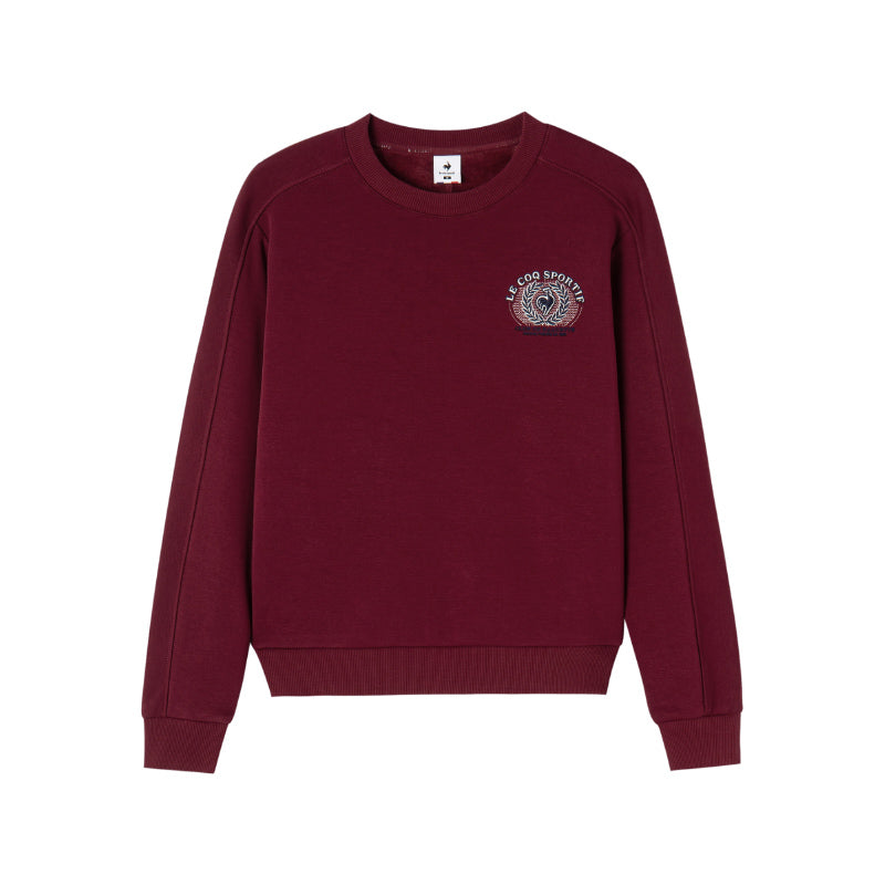 Le coq le coq sportif ayollar tennis kolleksiyasi vintage sport ekipaji bo'yinli kozok ayollar