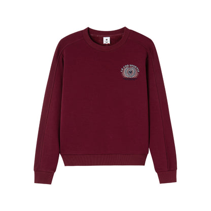 Le coq le coq sportif ayollar tennis kolleksiyasi vintage sport ekipaji bo'yinli kozok ayollar