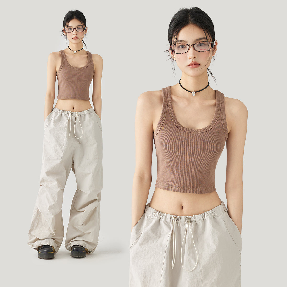 Golfkross asosiy qismi bir tekis tashqi kiyim yengsiz kamzulga qisqa qism shirin salqin shamol achchiq qiz ip ichida yuqori jilet ayol