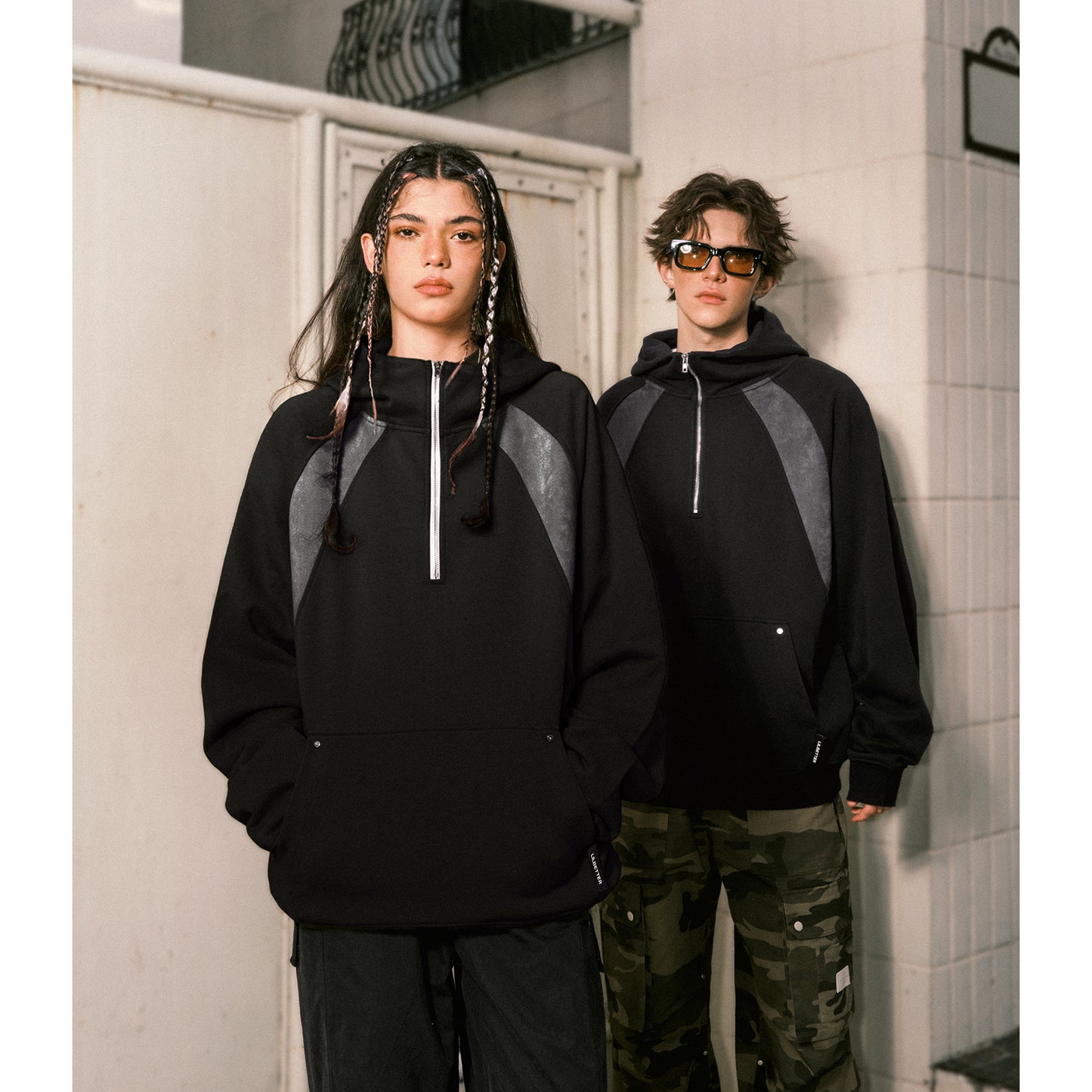 Lilbetter 350g og'ir yamoqli Uniseks fermuarli qalpoqli