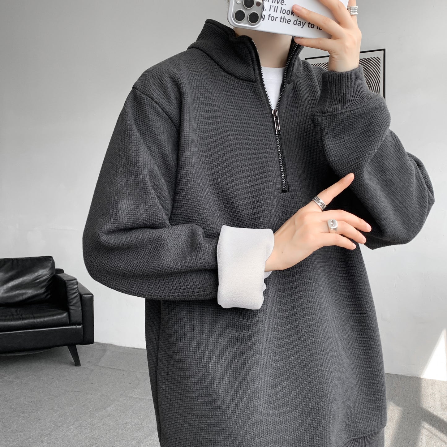 Свитшот мужской H.V.G.A Street Half-Zip