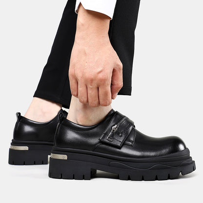 Playboy retro trend biznes qalin pastki kundalik poyabzal erkaklar qora