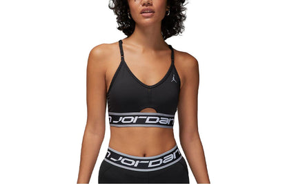 Iordaniya indy harf logotipi bosilgan past quvvatli qo'llab-quvvatlaydi tez quruq yostiqli sport ichki kiyim qora