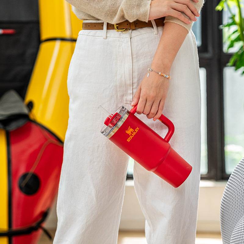 Термокружка Stanley Straw Insulated Mug - Boxette Shop