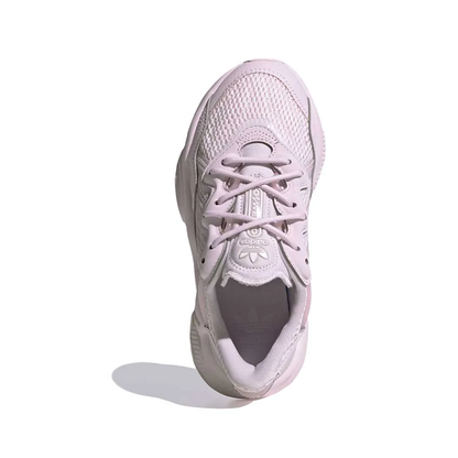 Adidas originals ozweego leather удобные универсальные нескользящие износостойкие детские повседневные туфли на низком ходу розовые детские модели