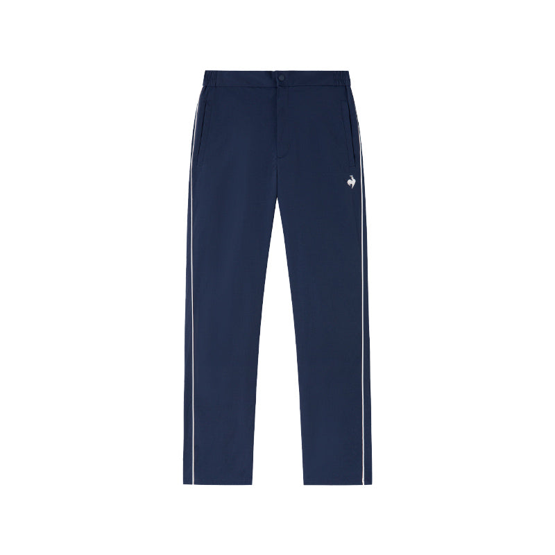 Le coq sportif tekis rangli oddiy brend logotipi bosma elastik yupqa tekis trikotaj kozok ayollar to'q ko'k