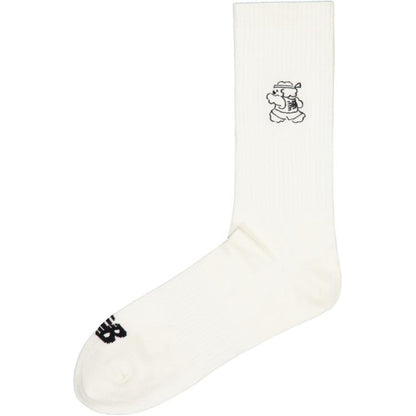 New Balance Centripetal Life illyustratsion seriyali multfilm va animatsion kashtado'zlik tasodifiy sport nafas oladigan o'rta buzoq paypoqlari erkaklar va ayollar 1 juft oq