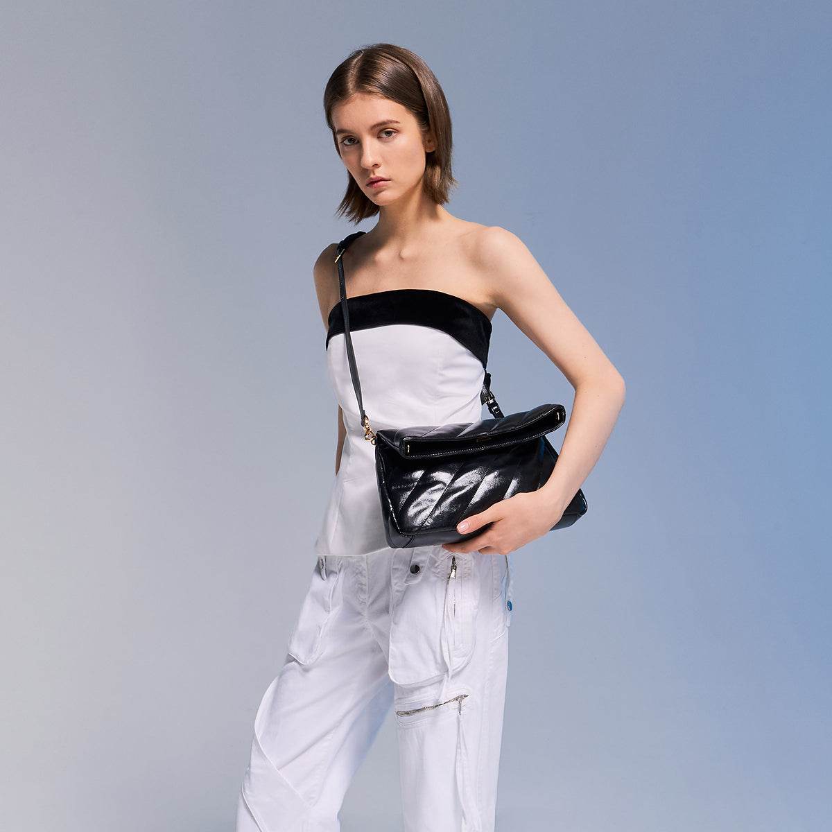 Сумка женская Charles&Keith Commuter Capacity Quilted Underarm - Boxette Shop