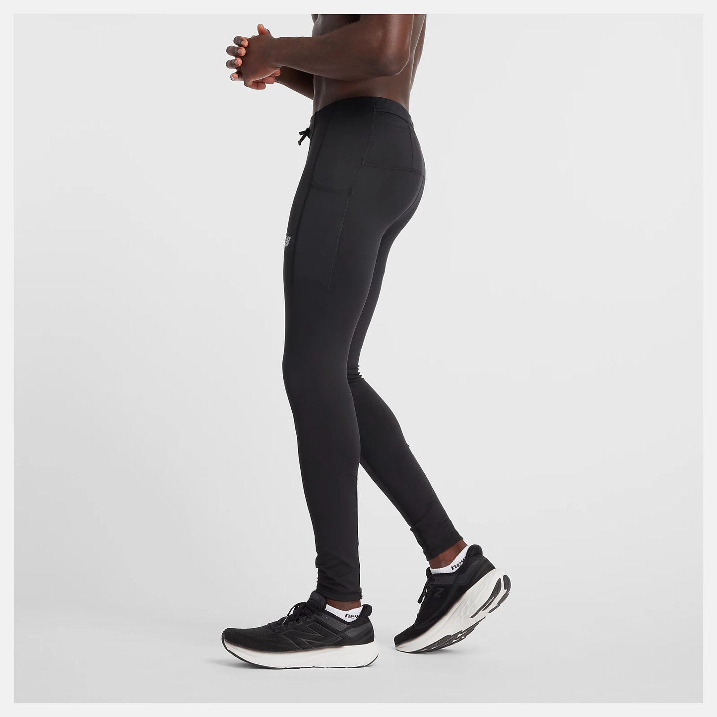 New Balance dantelli Comfort &amp; Style erkaklar qora sport shimlari