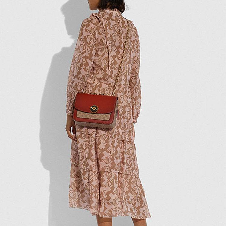 Сумка женская Coach Madison 23 Camellia Metal Buckle - Boxette Shop