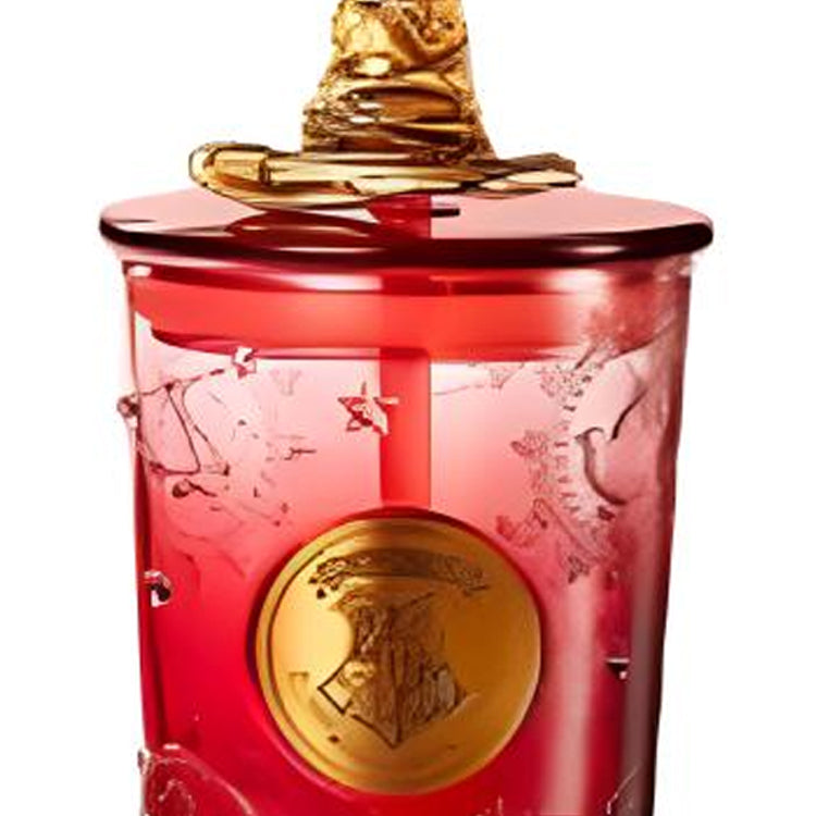 Nesquik's tea x harry potter hogwarts glass straw mug golden red 520ml