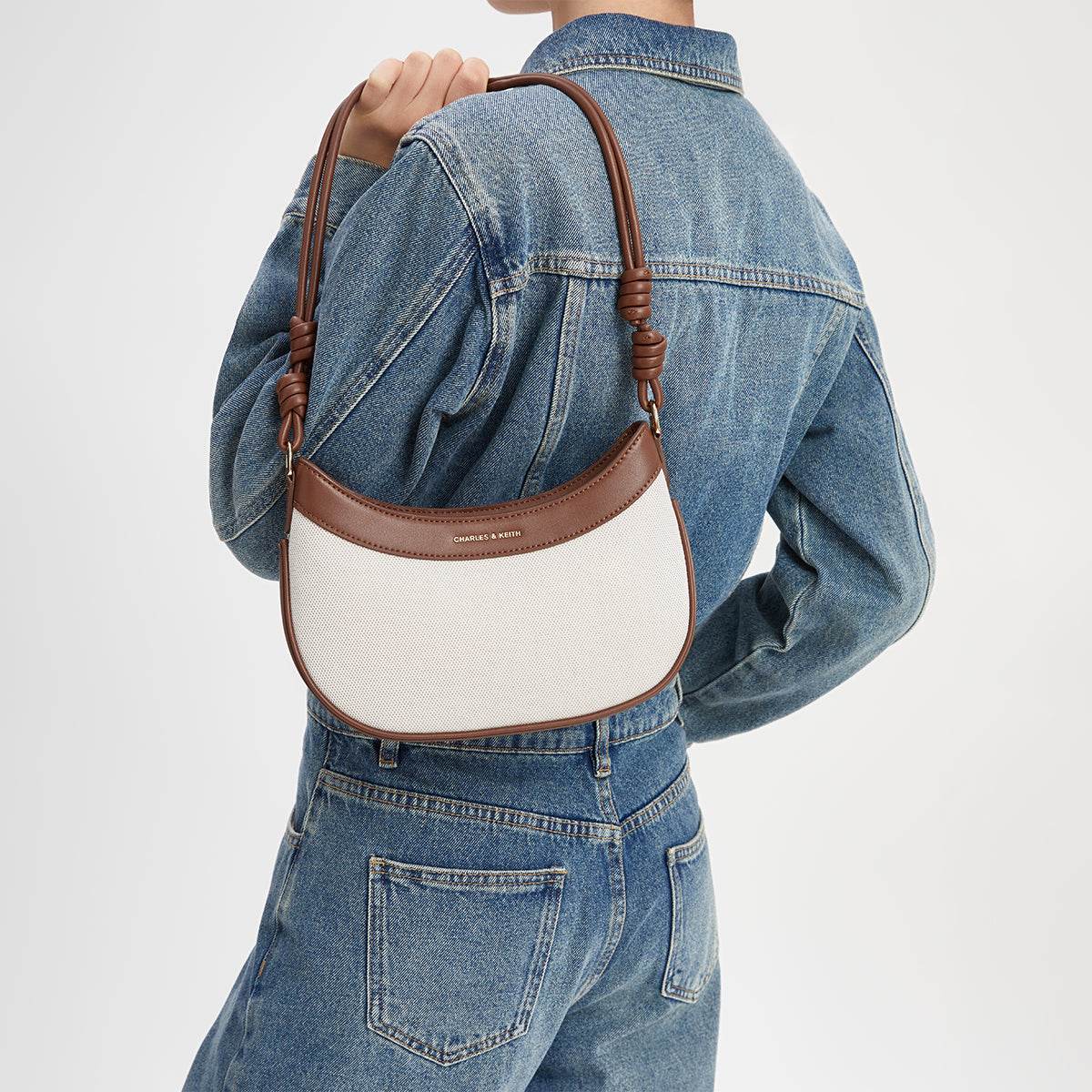 Сумка женская Charles&Keith Ck Color Blocking Pu - Boxette Shop