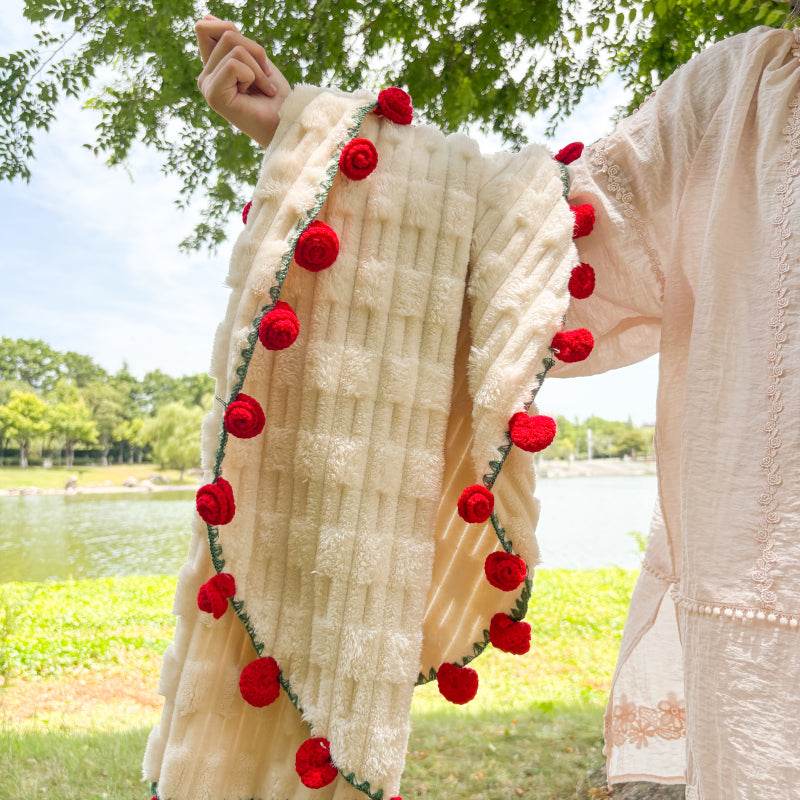 Одеяло Yu Zhaolin Rose Fleece - Boxette Shop