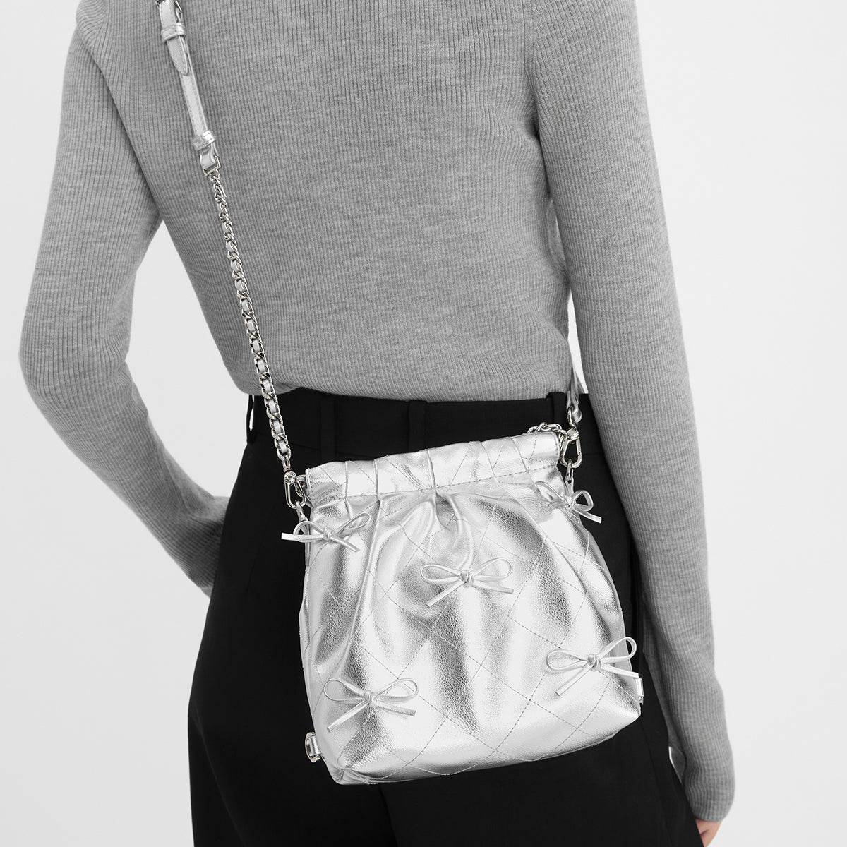 Сумка женская Charles&Keith Bow Triple Multi Tramp - Boxette Shop