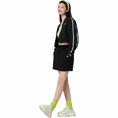 Gap асимметричный ворот-клеш логотип пальто куртка унисекс черный - Boxette Shop