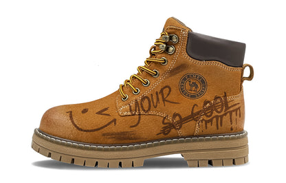 Ботинки женские Camel Happy Face Martin Boots