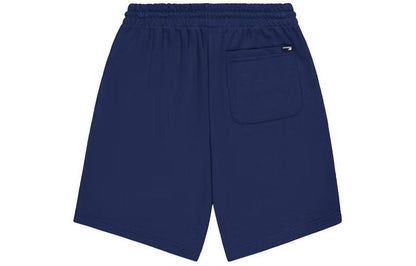 New Balans nb sport life bir rangli kichik logotipli to'rli trikotaj sport shortilari erkaklar ko'k