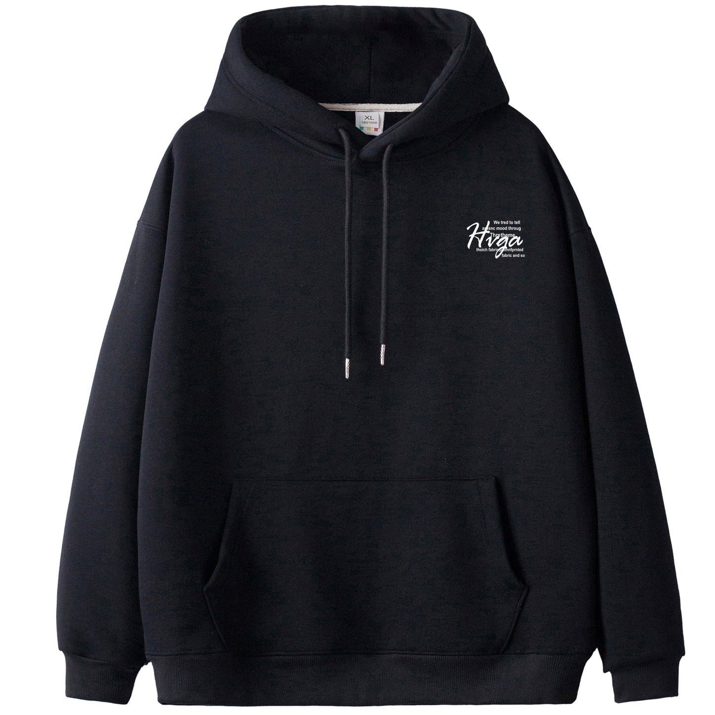 Hvga Amerikaning asosiy modellari bo'sh tasodifiy sayohat ko'p qirrali harflar bosilgan katta ma'noli pullover ichki kiyim ko'p qatlamli kozok yumshoq va qulay katta o'lchamdagi erkaklar va ayollar bir xil paragraf bilan kozok