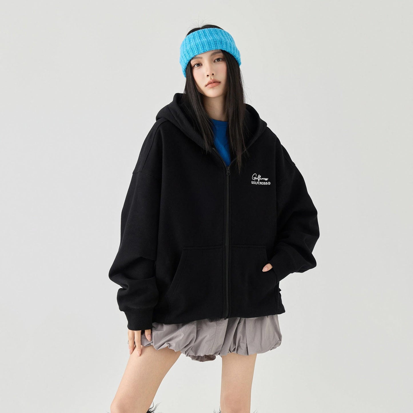 Ayollar uchun golf kross hoodie