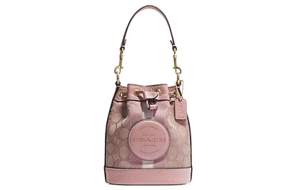 Сумка женская Coach Dempsey 14 Patchwork C Label Drawstring - Boxette Shop
