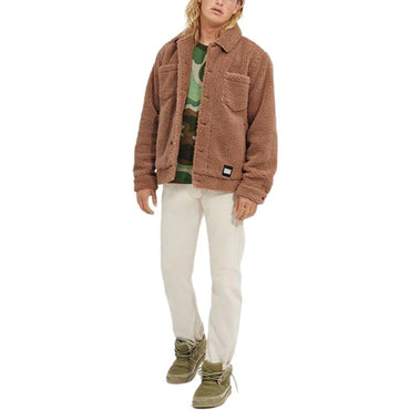 Ugg fw23 однотонная мужская куртка с длинным рукавом с логотипом