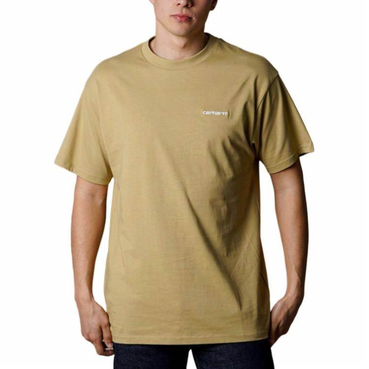 Футболка мужская Carhartt WIP embroidery crew neck - Boxette Shop