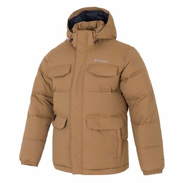 Columbia columbia landroameromni-heat открытый теплый ветрозащитный капюшон рабочая одежда хлопок куртка мужская коричневый