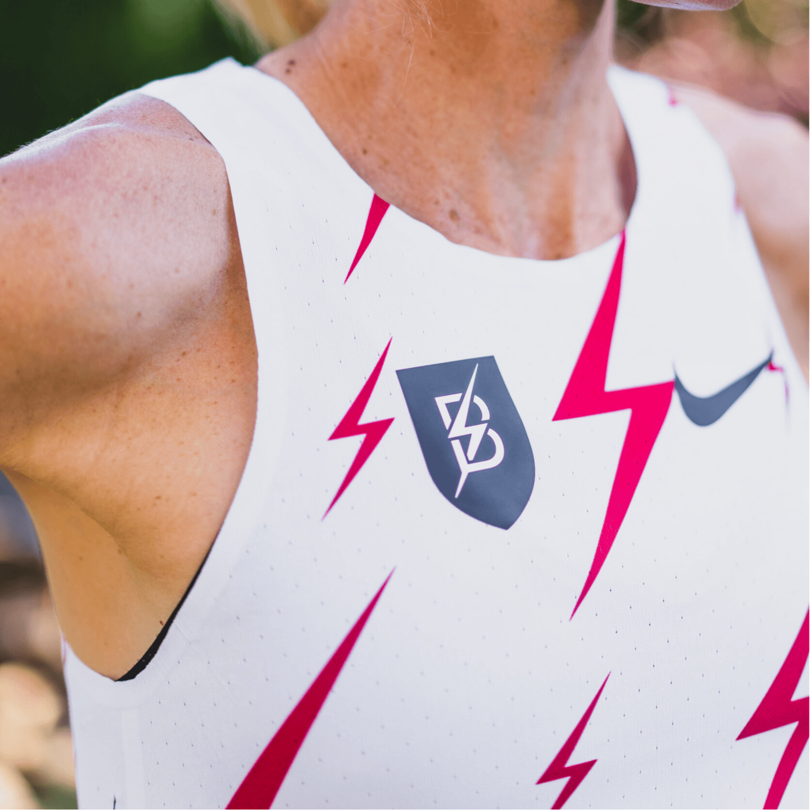 Спортивная майка женская Nike Lightning Full Print - Boxette Shop